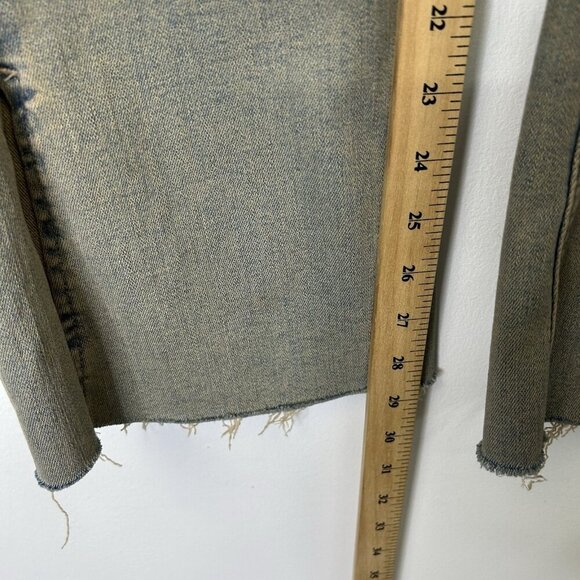 Free People Level Up Slit Bootcut Jeans Womens Size 28 Short 28S We The Free - Picture 8 of 11